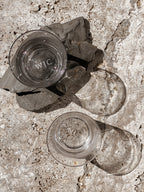 Set of two Personalised Crystal Scotch Glass — Laser Engraved Initials (free shipping) | Scotch by Fire