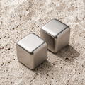 Titanium Scotch Chilling Cubes - Pair
