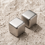 Titanium Scotch Chilling Cubes - Pair